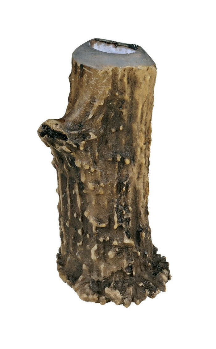 4" Tall Polybeeswax Antler Candelabra Size Candle Cover with Slanted Base