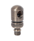 43mm Tall Brass Lamp Swivel, 1/8M x 1/8F, 1/8IPS, Antique Brass