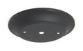 5-1/2" Dia. Satin Black Finish Steel Ceiling Canopy, 1/8IP Slip