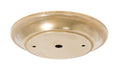 5-1/2" Dia. Unfinished Brass Ceiling Canopy, 1/8IP Slip