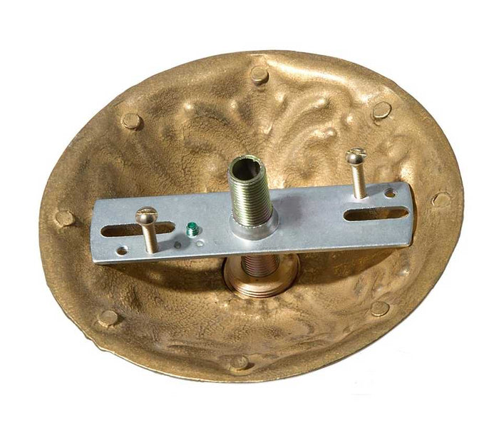 5-1/2" Diameter Ceiling Canopy kit, Die Cast Brass Material, Antique Brass Finish (11877A)