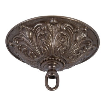 5-1/2" Diameter Ceiling Canopy kit, Die Cast Brass Material, Antique Bronze Finish (11877B)