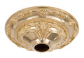 5-1/2" Diameter, Die Cast Brass Ceiling Canopy with Classic Design, 1-1/16 inch center slip