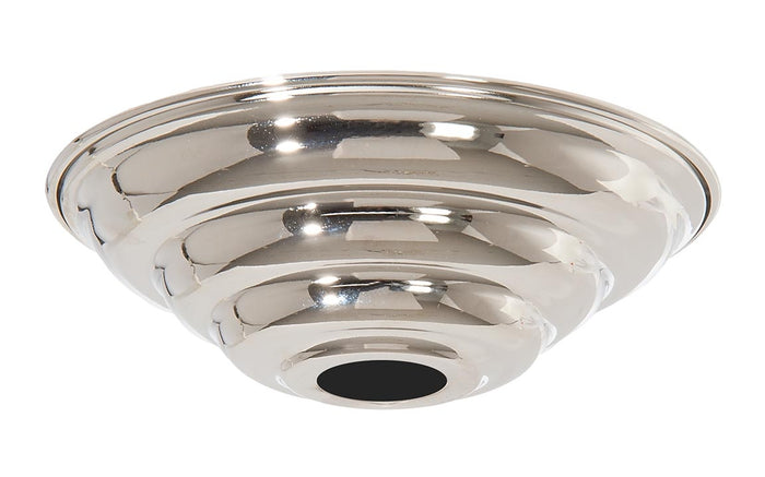 5-1/2" Diameter Polished Brass Finish Beehive Shaped Spun Brass Canopy,
