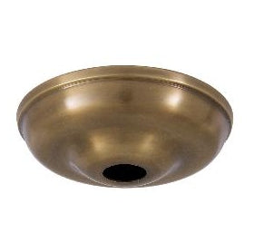 5-1/2 Inch Antique Brass Round Canopy, Choice of Kit or Canopy only (10803A)