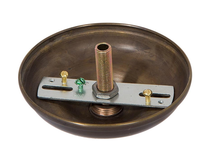 5 1/2 Inch Antique Bronze Round Canopy