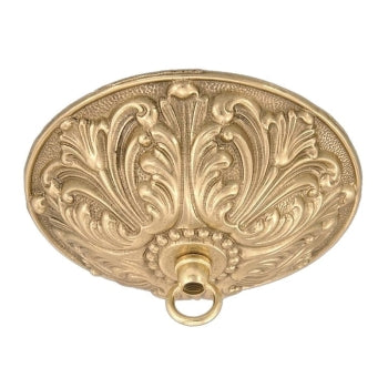 5 1/2 Inch Diameter Fine, Die Cast Brass Ceiling Canopy Kits (11801)