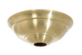 5-1/2 Inch Diameter Unfinished Brass Die Cast Canopy