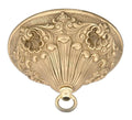 5 1/2 Inch Diameter Victorian Style Cast Brass Ceiling Canopy Kits (11802)