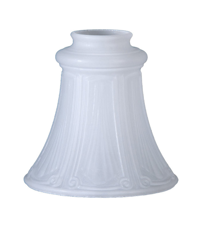 5-1/2 inch tall Satin Crystal Pan Light Fixture Shade, 2-1/4 inch lip fitter