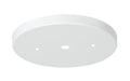 5-1/4 Inch Diameter Glossy White Finish Steel Canopy, 1/8 IP