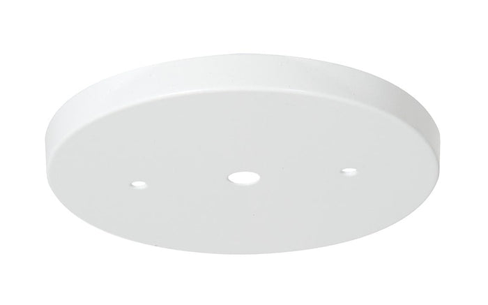 5-1/4 Inch Diameter Glossy White Finish Steel Canopy, 1/8 IP