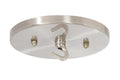 5-1/4 Inch Diameter Satin Nickel Finish Steel Canopy, 1/8 IP Slip