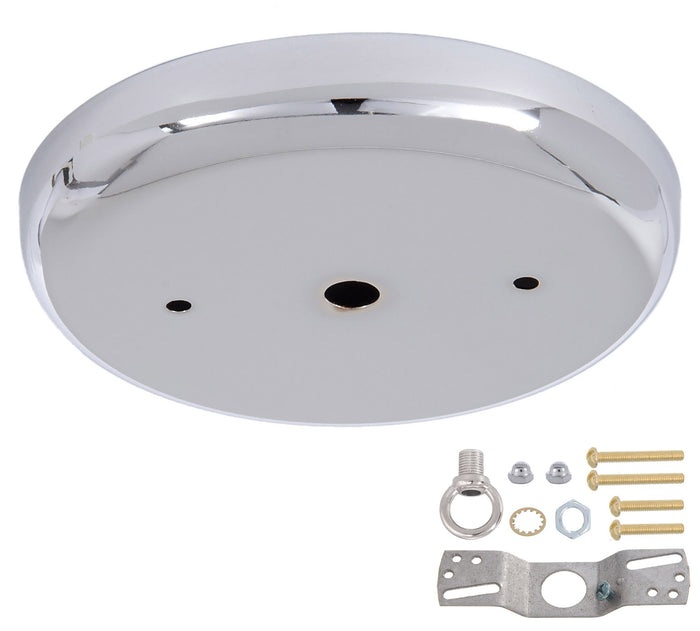 5 1/4 Inch Steel Canopy Kit with Nickel Finish