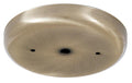 5 1/4 Inch Steel Ceiling Canopy with Antique Brass Finish