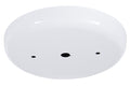 5 1/4 Inch Steel Ceiling Canopy with White Finish