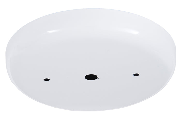 5 1/4 Inch Steel Ceiling Canopy with White Finish