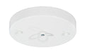 5 1/8", 1/8 IP Slip, Steel Ceiling Canopy Kit with Cast Metal Loop - White Enamel Finish