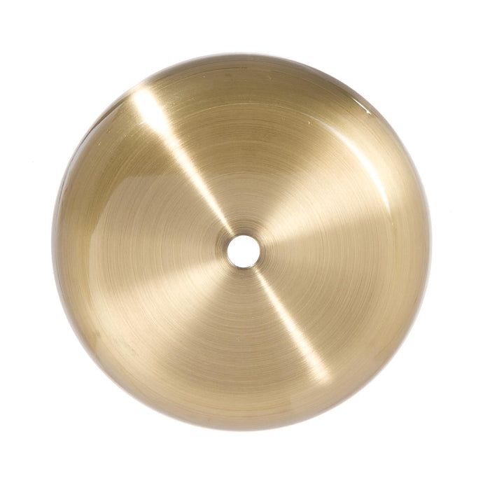 5-1/8 Inch Diameter Antique Brass Finish Steel Ceiling Canopy, 1/8IP Slip