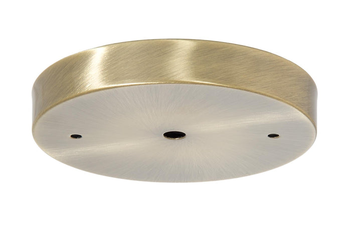 5-1/8 Inch Diameter Steel Antique Brass Finish Canopy/Back Plate