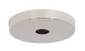 5-1/8 Inch Outside Diameter Polished Nickel Finish Steel Disk Shaped Canopy