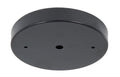 5 1/8" Steel Ceiling Canopy / Back Plate with 1/8IP slip center hole - Satin Black Finish