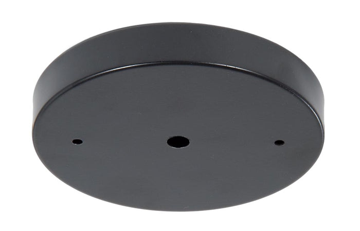 5 1/8" Steel Ceiling Canopy / Back Plate with 1/8IP slip center hole - Satin Black Finish