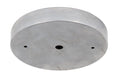 5 1/8" Steel Ceiling Canopy / Back Plate with 1/8IP slip center hole - Unfinished Steel