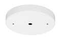 5 1/8" Steel Ceiling Canopy / Back Plate with 1/8IP slip center hole - White Enamel Finish