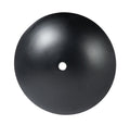 5 3/4" Satin Black Modern Canopy or Sconce Cap