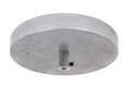 6 Inch Diameter Raw Stamped Steel Single Port Canopy Mounting Kit
