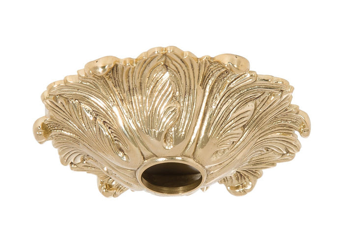 5 Inch Diameter Decorative Cast Brass Canopy