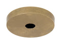 5 Inch Diameter Heavy Die Cast Brass Round Canopy, No Bar Holes
