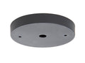 5 Inch Diameter Round Satin Black Finish Cast Iron Canopy