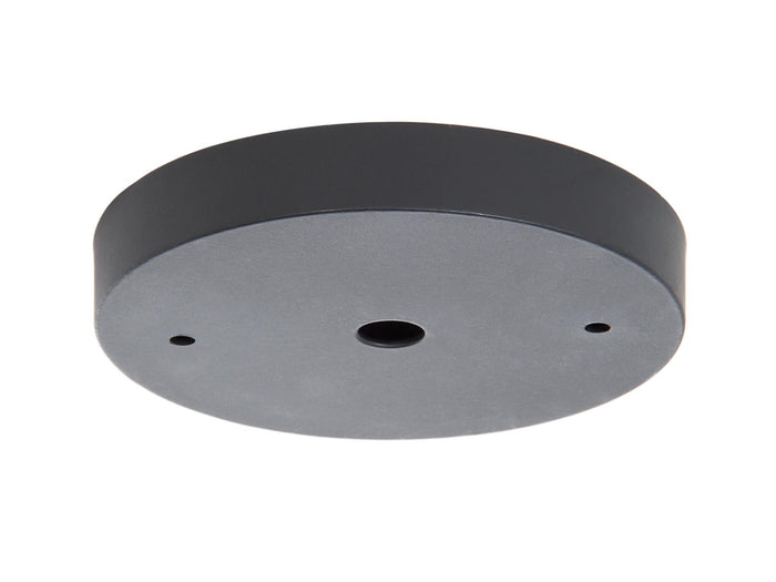5 Inch Diameter Round Satin Black Finish Cast Iron Canopy