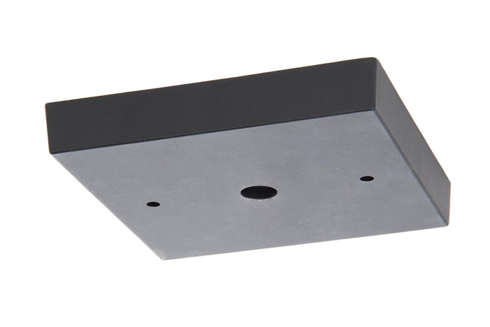 5 Inch Square Satin Black Finish Cast Iron Canopy