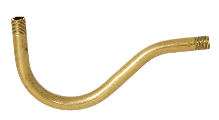 5" Long Solid Brass Pin-Up Lamp Arm,1/8M Both Ends, Unfinished