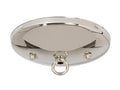 5" Nickel Plated, Modern Shallow Design Fixture Canopy Kit