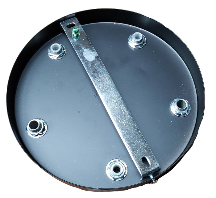 5-Port Lighting Fixture Canopy Kit with Nickel Plated Finish