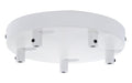 5-Port Lighting Fixture Canopy Kit with White Finish
