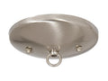 5" Satin Nickel Finish, Modern Shallow Design Fixture Canopy Kit