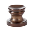 5/8" Tall Cup Shaped Design, Base Only Finial, Oiled Bronze Finish (20969B)