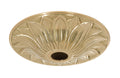 6-3/8 Inch Diameter Unfinished Detailed Cast Brass Canopy