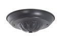 6-9/16 Inch Diameter Satin Black Steel Canopy