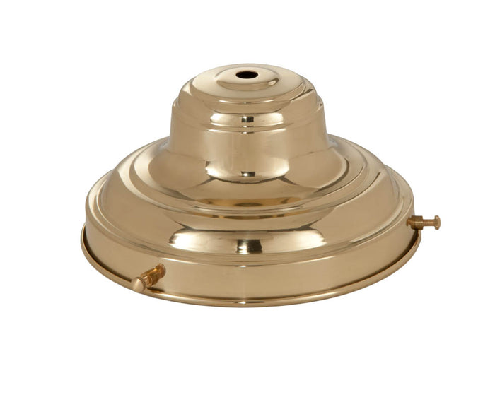 6" Fitter, Polished Brass Shade Holder