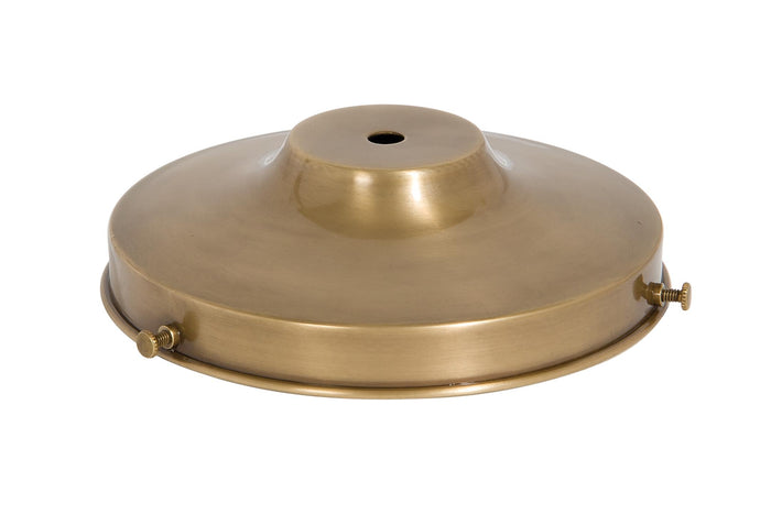 6 Inch Fitter Antique Brass Finish Brass Lamp Shade Holder