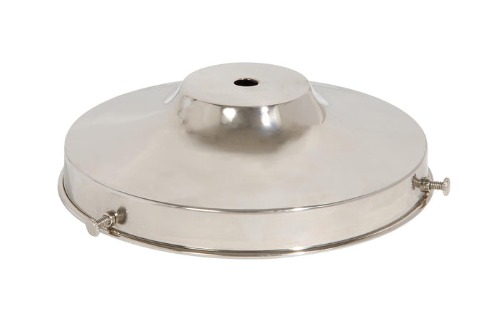 6 Inch Fitter Polished Nickel Finish Brass Lamp Shade Holder