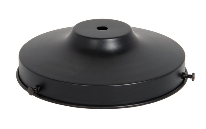 6 Inch Fitter Satin Black Finish Brass Lamp Shade Holder