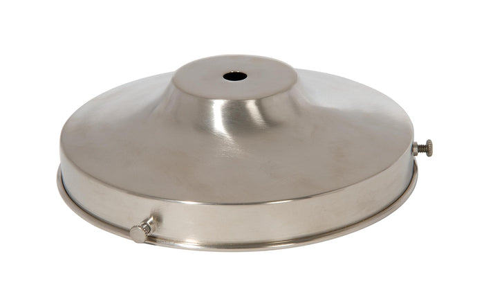 6 Inch Fitter Satin Nickel Finish Brass Shade Holder, 1/8IP