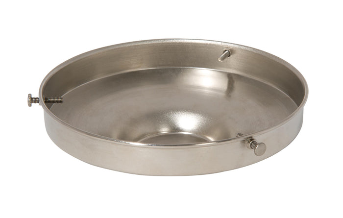 6 Inch Fitter Satin Nickel Finish Brass Shade Holder, 1/8IP